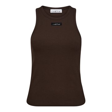 Haute L ' Amité - Rib Bagde Tank - Mocca